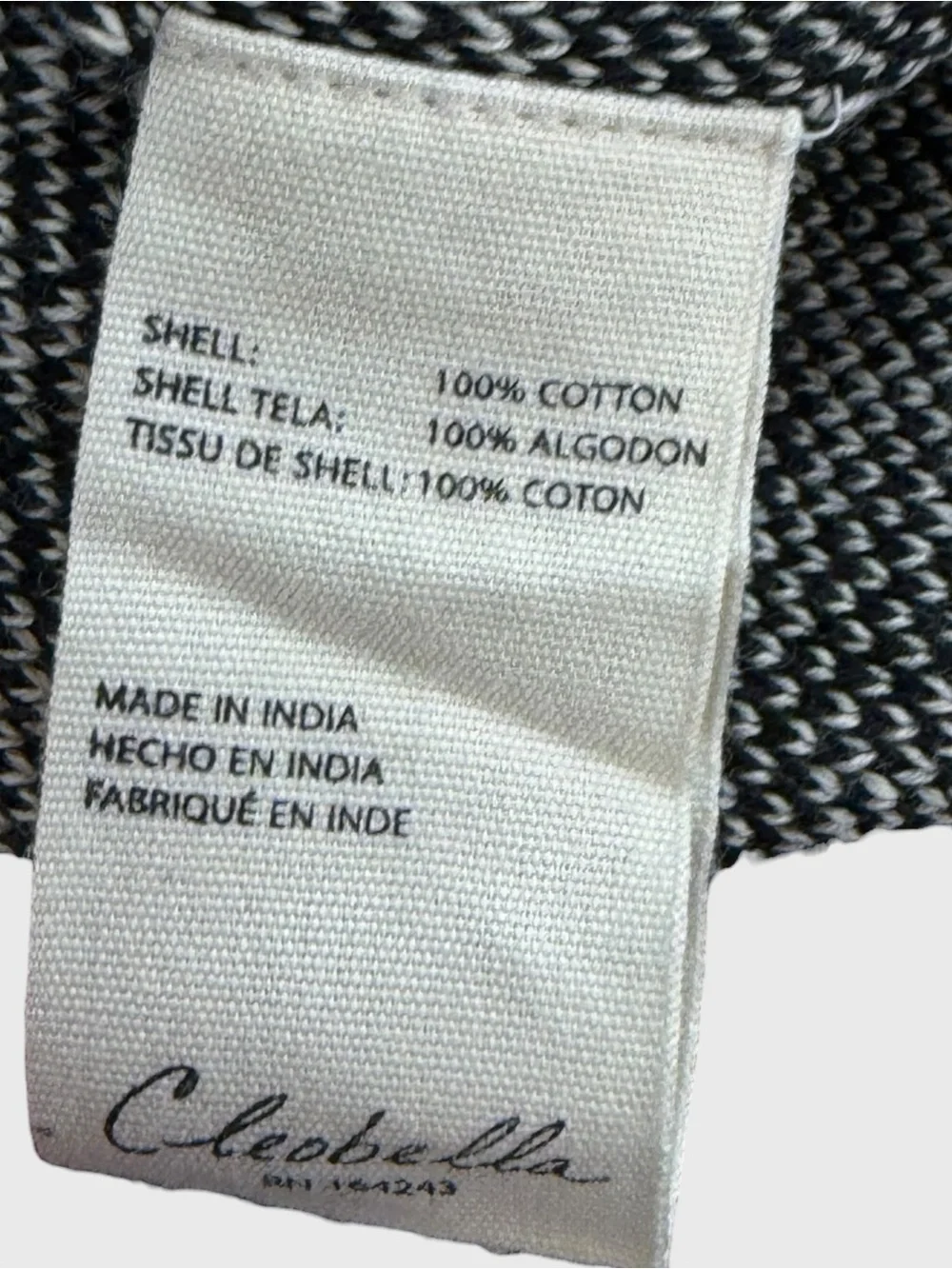 Cleobella New with Tags Black Ivory Abstract Geometric Print Marybeth Cardigan - Picture 6 of 8